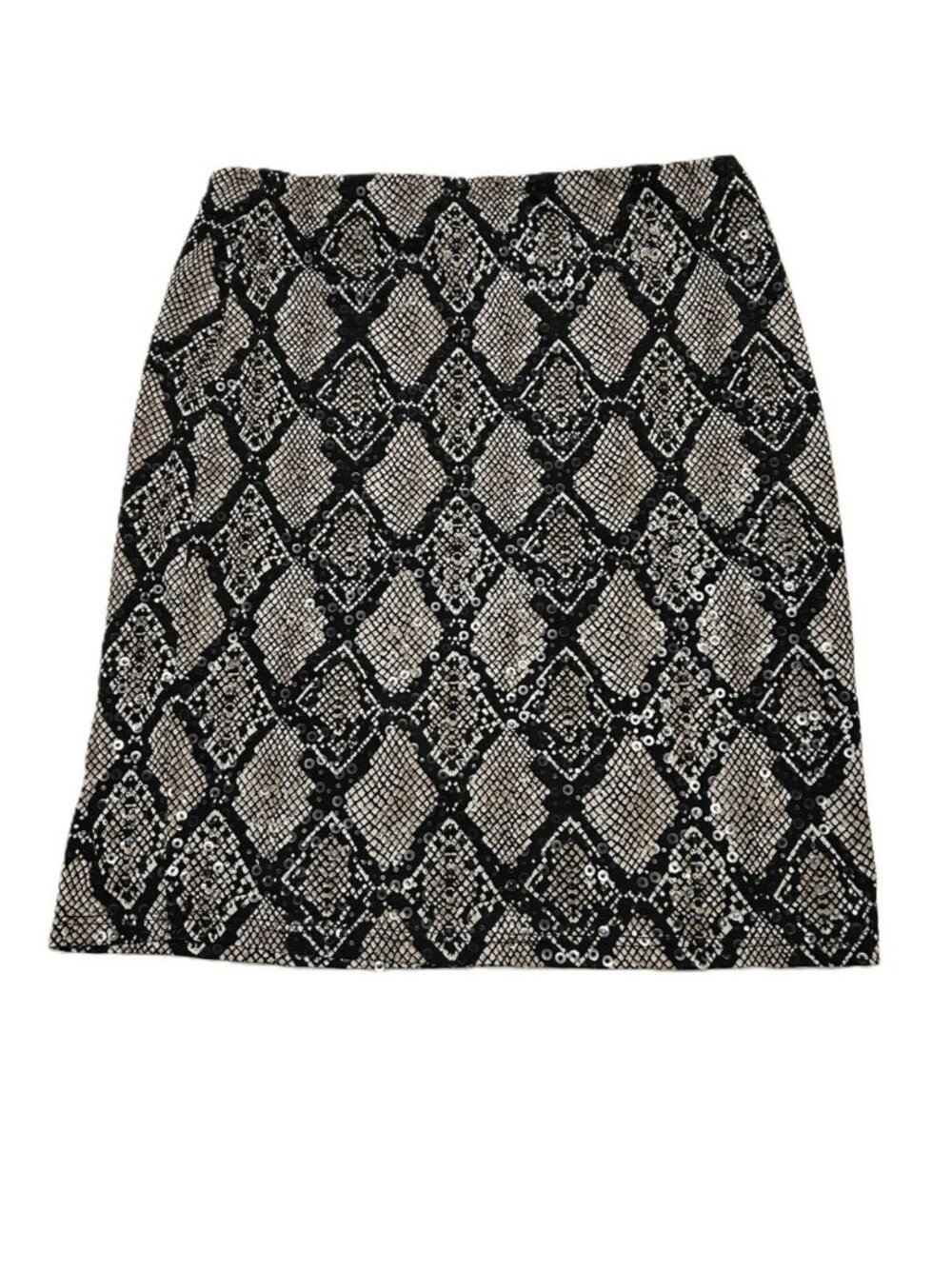 Windsor Girls Snake Print Sequin Skirt